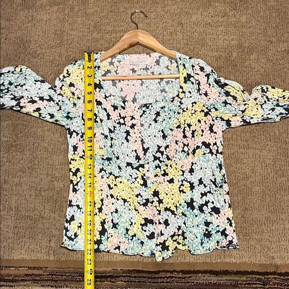 LOFT Multicolor Floral Blouse - Picture 10 of 10
